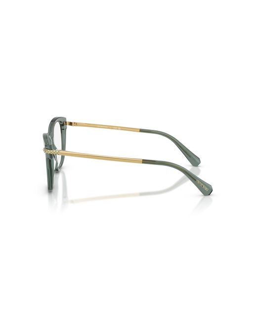 Swarovski Black Sk2044 1043 Optical Frames Acetate Squared Normal