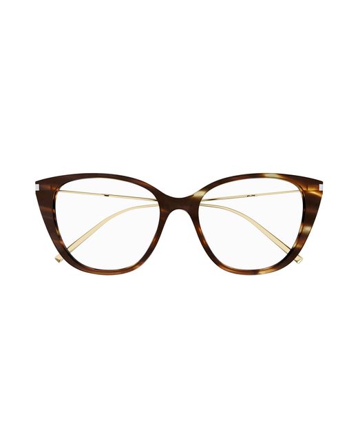 Saint Laurent Black Sl 627 004 Optical Frames Acetate Transparent Cat Eye