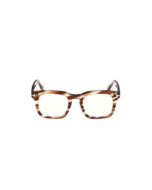 Tom Ford Black Ft6025-B 053 Optical Frames Acetate Squared Normal for men