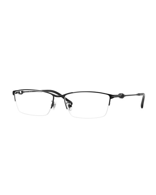 DIESEL Black Dl5011D 1002 Optical Frames Metal Transparent Squared Normal