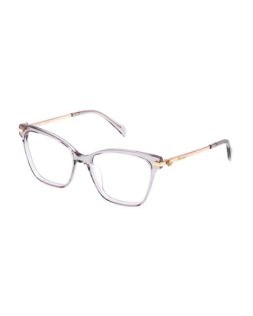 Blumarine Black Vbm878 04G0 Optical Frames Acetate Squared