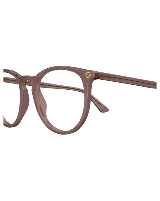 Gucci Black Gg0027O 012 Optical Frames Acetate Transparent Round