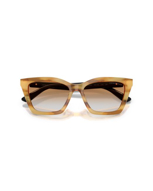 Emporio Armani Black Ea4250U 62692Q Sunglasses Acetate Butterfly Normal Shaded