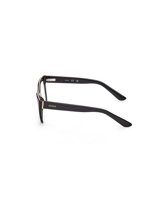 Guess Black Gu50361 001 Optical Frames Acetate Squared Normal