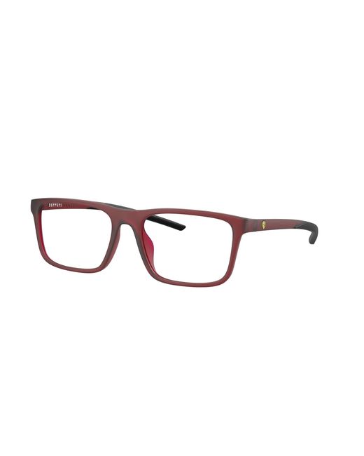 FERRARI SCUDERIA Black Fz8001U 508 Optical Frames Injected Pillow Normal for men