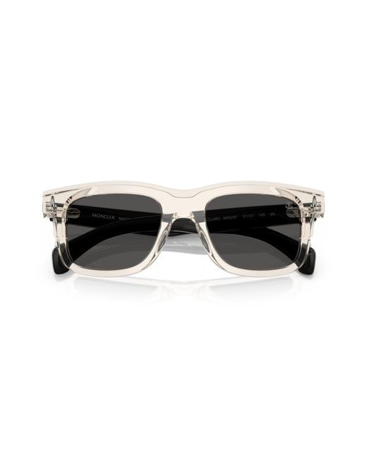 Moncler Black Me6004 Claro 300387 Sunglasses Acetate Squared Normal