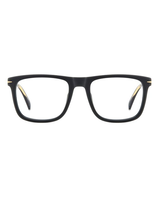 David Beckham Black Db 7115 I46 Optical Frames Acetate Squared for men