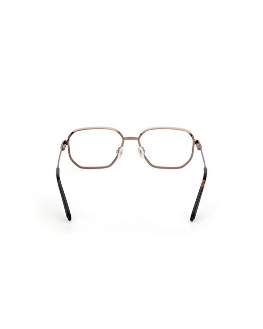 Guess Black Gu50240 037 Optical Frames Metal Geometric Normal for men