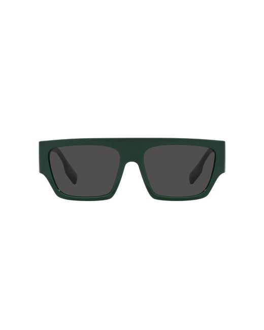Burberry Green Be4397U Micah 407187 Sunglasses Injected Squared Normal for men