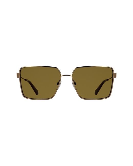 Calvin Klein Black Ckj26201S 705 Sunglasses Metal Squared Normal