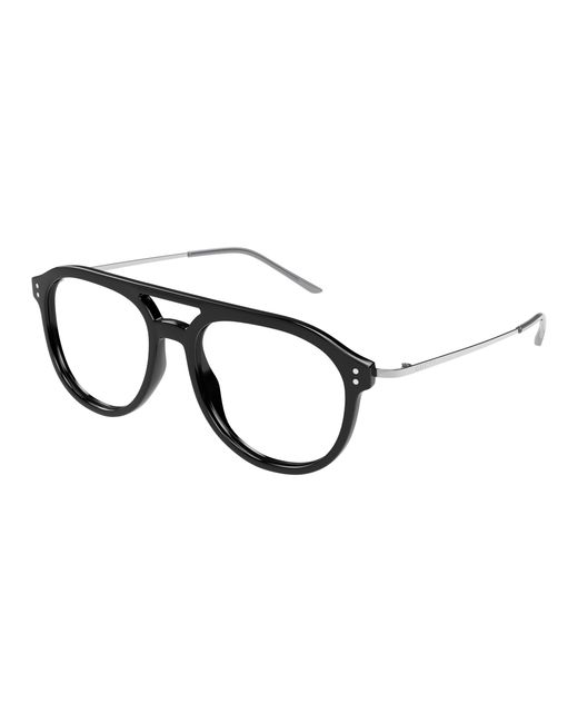 Gucci Black Gg1708O 002 Optical Frames Acetate Transparent Pilot for men