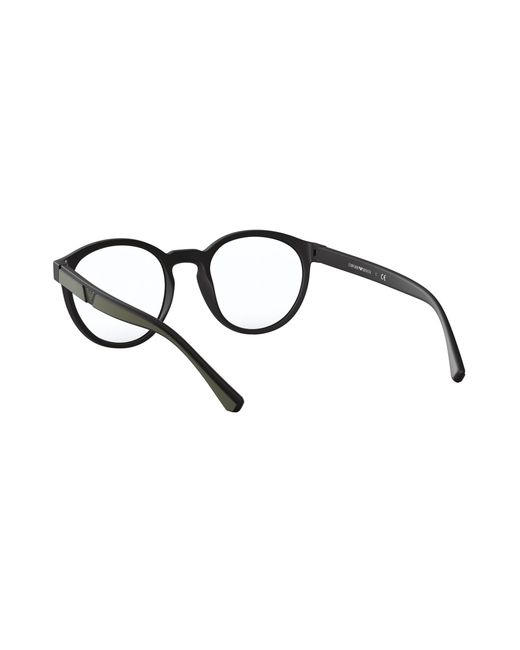 Emporio Armani Black Ea4152 50421W Sunglasses Injected Transparent Pantos Normal for men