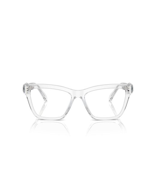 Swarovski Black Sk2021 1027 Optical Frames Acetate Squared Normal