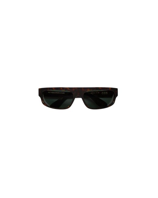 Retrosuperfuture Black E0M Zam Sunglasses Acetate Squared Normal