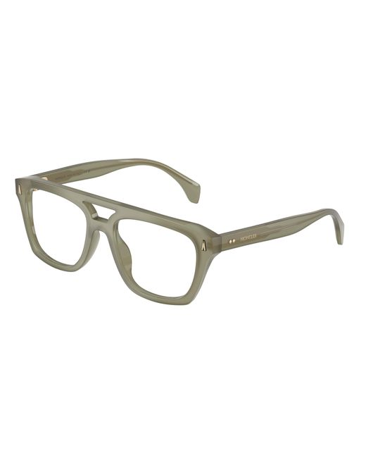 Moncler Black Me2018U 3024 Optical Frames Acetate Transparent Squared Normal