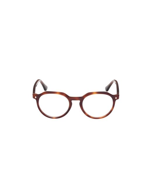 Web Black We5427 056 Optical Frames Acetate Round Normal for men
