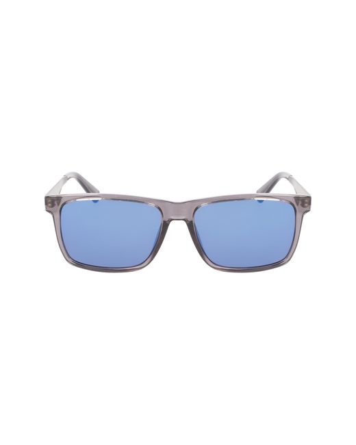 Calvin Klein Black Ckj21624S 050 Sunglasses Injected Squared Photochromatic Mirror for men