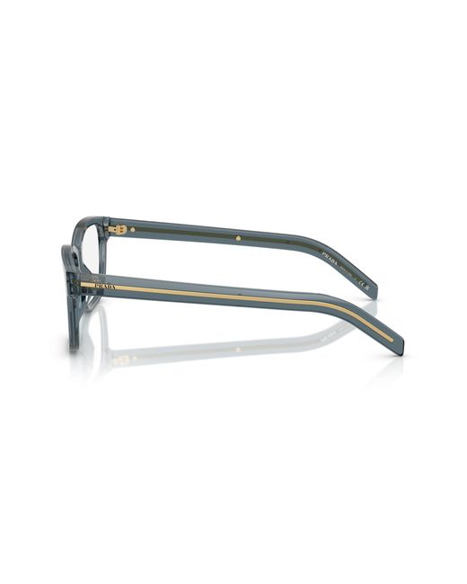 Prada Black Pr B10V 18T1O1 Optical Frames Acetate Transparent Squared Normal for men