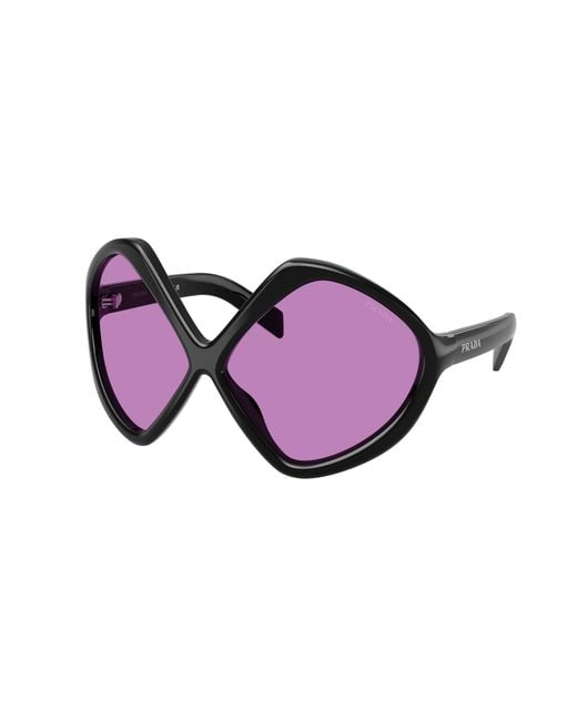 Prada Purple Pr B21S 16K30G Sunglasses Acetate Geometric Normal
