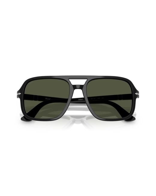 Persol Green Po3328S 95/31 Sunglasses Acetate Pilot Normal for men
