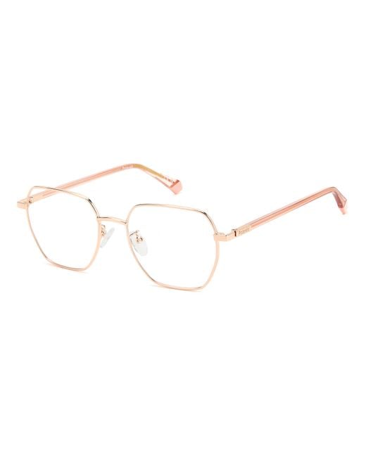 Polaroid Black Pld D524/G Ddb Optical Frames Metal Squared