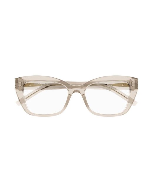 Saint Laurent Black Sl M117 004 Optical Frames Acetate Cat Eye
