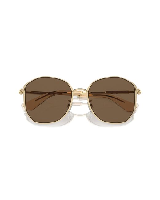 Burberry Black Be3153D 110973 Sunglasses Metal Geometric Normal