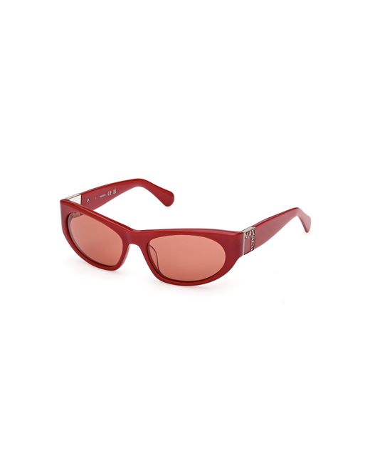 MAX&Co. Red Mo0151 66E Sunglasses Acetate Cat Eye Normal