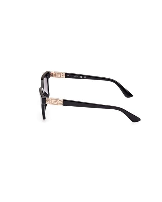 Guess Black Gu7869 01B Sunglasses Injected Squared Normal Shaded