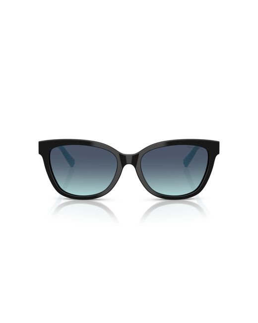 Tiffany & Co Black Tf4237B 80019S Sunglasses Acetate Cat Eye Normal Shaded
