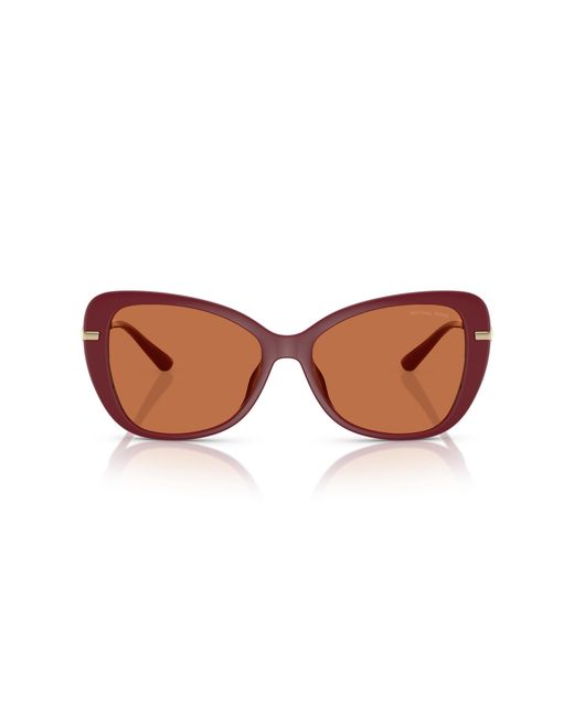 Michael Kors Black Mk2230U Saint Croix 400473 Sunglasses Injected Butterfly Normal