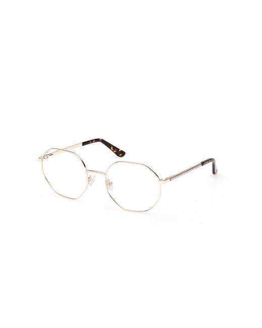 Guess Black Gu50363 032 Optical Frames Metal Geometric Normal