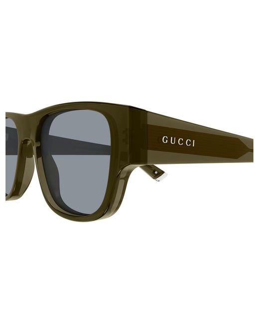 Gucci Black Gg2075S 003 Sunglasses Acetate Squared for men