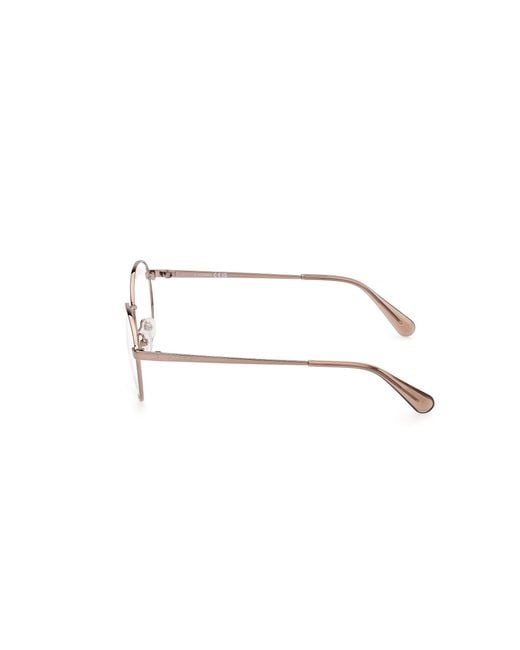 MAX&Co. Black Mo5230 34 Optical Frames Metal Round Normal