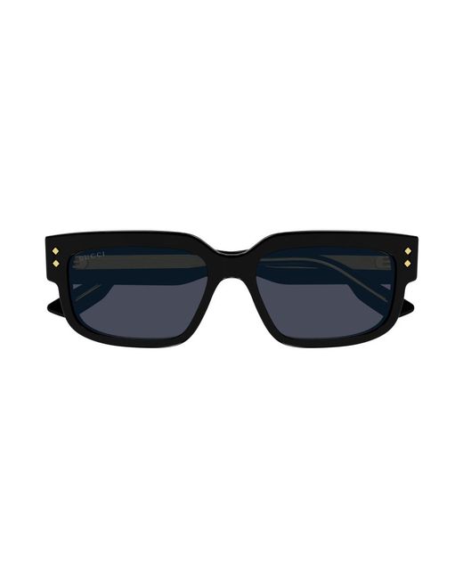 Gucci Black Gg1218S 001 Sunglasses Acetate Squared Normal for men