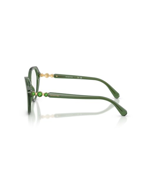 Swarovski Black Sk2054 1085 Optical Frames Acetate Cat Eye Normal
