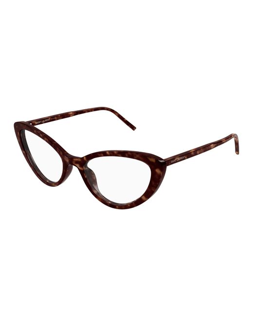 Saint Laurent Black Sl 777 002 Optical Frames Acetate Transparent Cat Eye