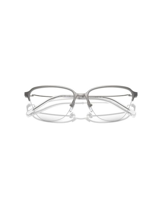 Emporio Armani Black Ea1161 3010 Optical Frames Metal Transparent Geometric Normal
