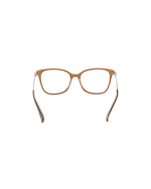 Max Mara Black Mm5079 050 Optical Frames Acetate Squared Normal
