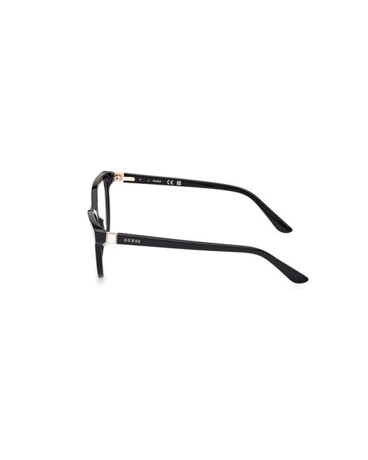 Guess Black Gu50195 001 Optical Frames Acetate Cat Eye Normal