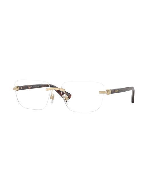 Burberry Black Be1392 1109 Optical Frames Metal Squared Normal for men