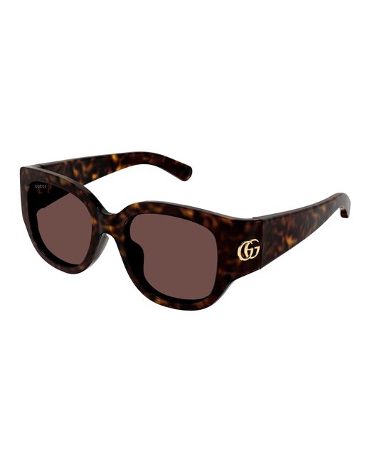 Gucci Black Gg1599Sa 002 Sunglasses Injected Round