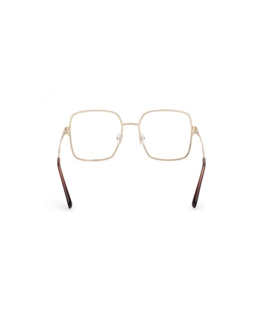 MAX&Co. Black Mo5166 050 Optical Frames Metal Squared Normal
