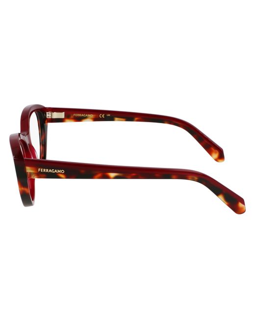 Ferragamo Black Sf3011 654 Optical Frames Acetate Cat Eye Normal