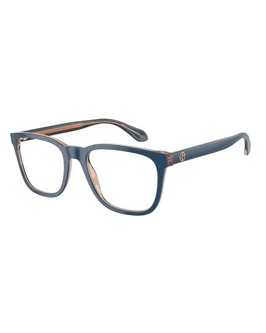 Giorgio Armani Black Ar7255 6085 Optical Frames Acetate Transparent Pillow Normal for men