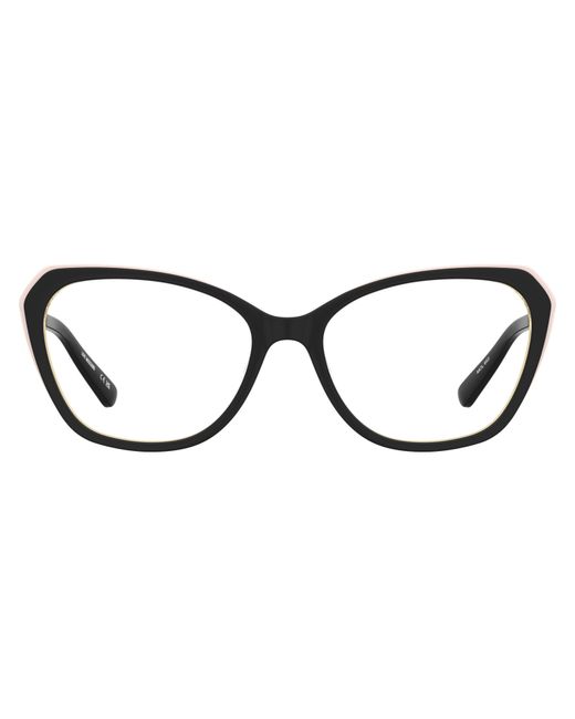 Moschino Black Mol653 Sze Optical Frames Acetate Squared Normal