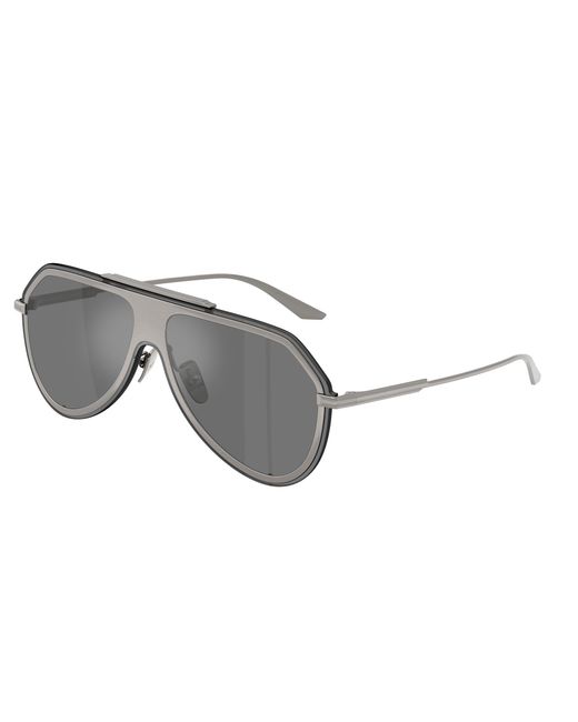 Dolce & Gabbana Black Dg2309 11086G Sunglasses Metal Pilot Mirrored for men
