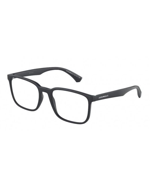Emporio Armani Black Ea3178 5871 Optical Frames Plastic Squared for men