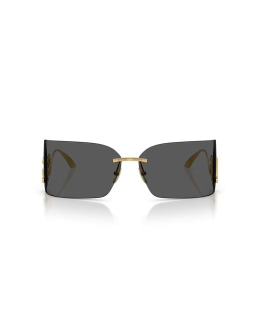 Dolce & Gabbana Black Dg2319 02/87 Sunglasses Metal Squared Normal