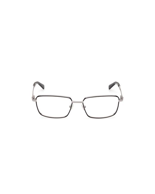 Guess Black Gu50096 008 Optical Frames Metal Squared Normal for men